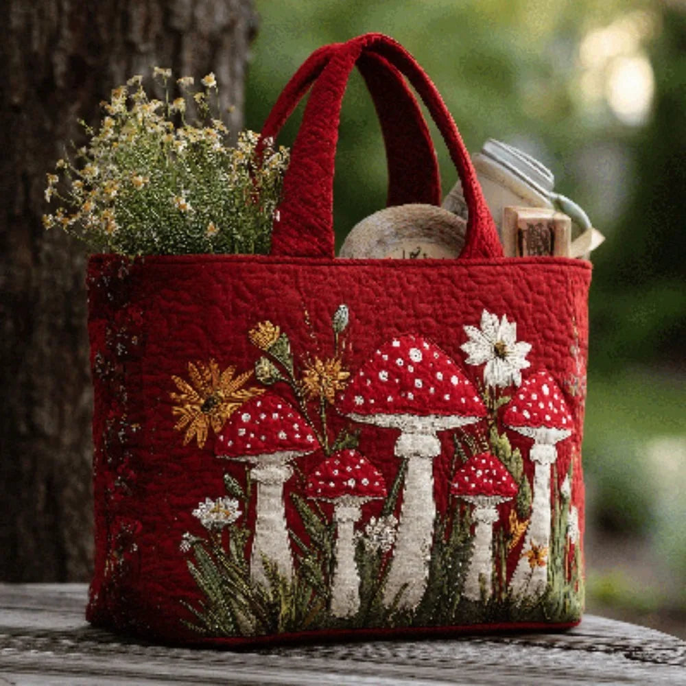 Bolso Tote Vintage Acolchado Ligero para Mujer