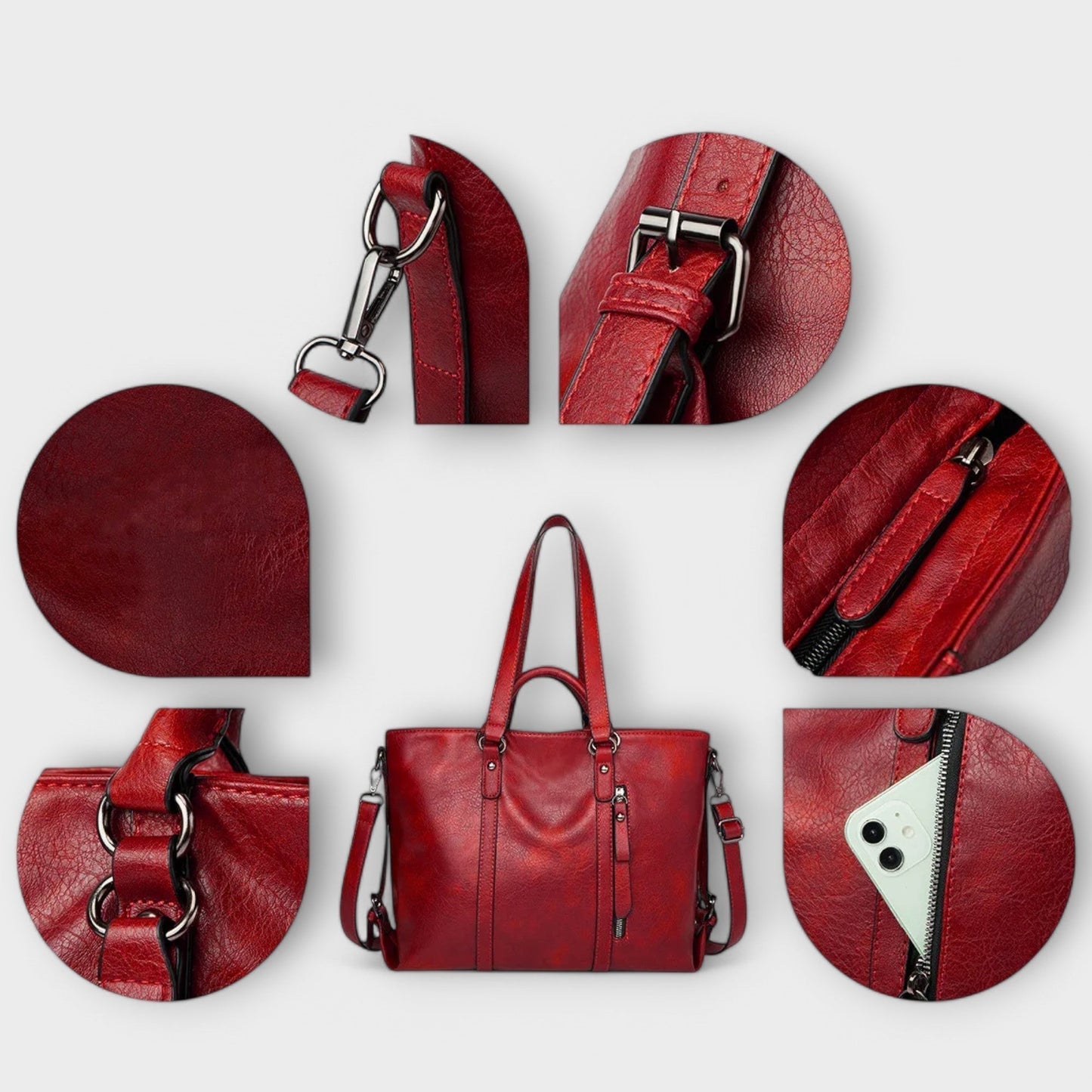 Bolsa de Piel Zephyra - Elegancia y Estilo