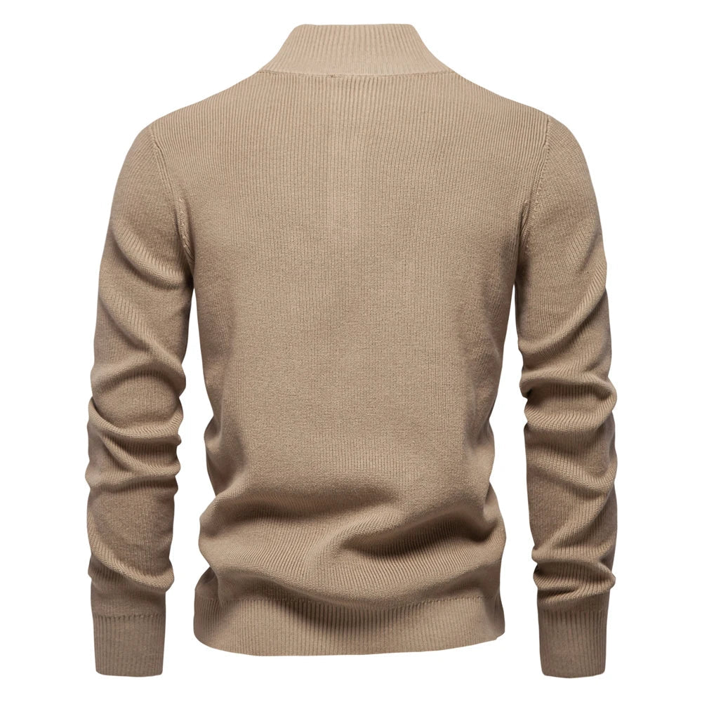 Suéter elegante para hombres con diseño de botones