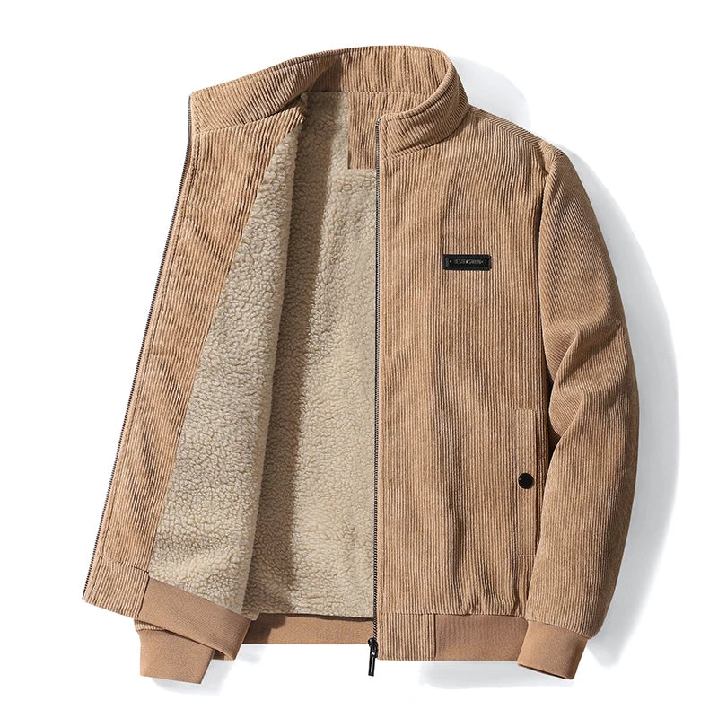 Udo | chaqueta de pana con forro de forro polar