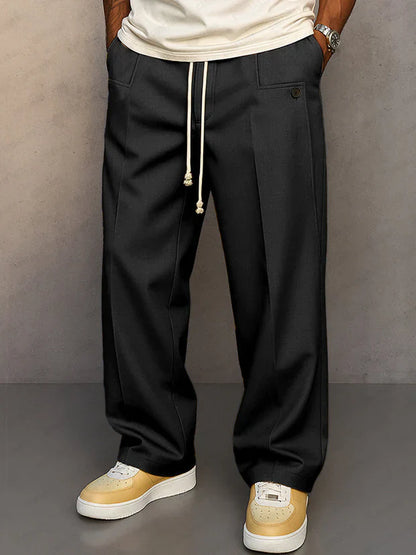 Olive | Pantalón elegante con cordón ajustable