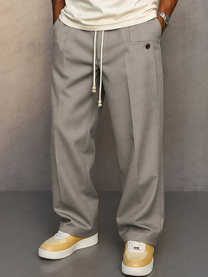 Olive | Pantalón elegante con cordón ajustable