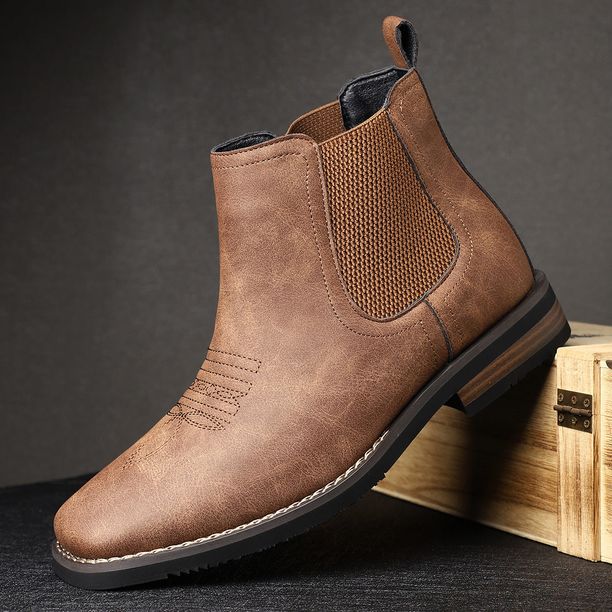 Maxwell – Botas de Cuero con Clase Atemporal y Carácter Robusto