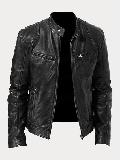 Marco – Chaqueta de cuero con estilo atemporal