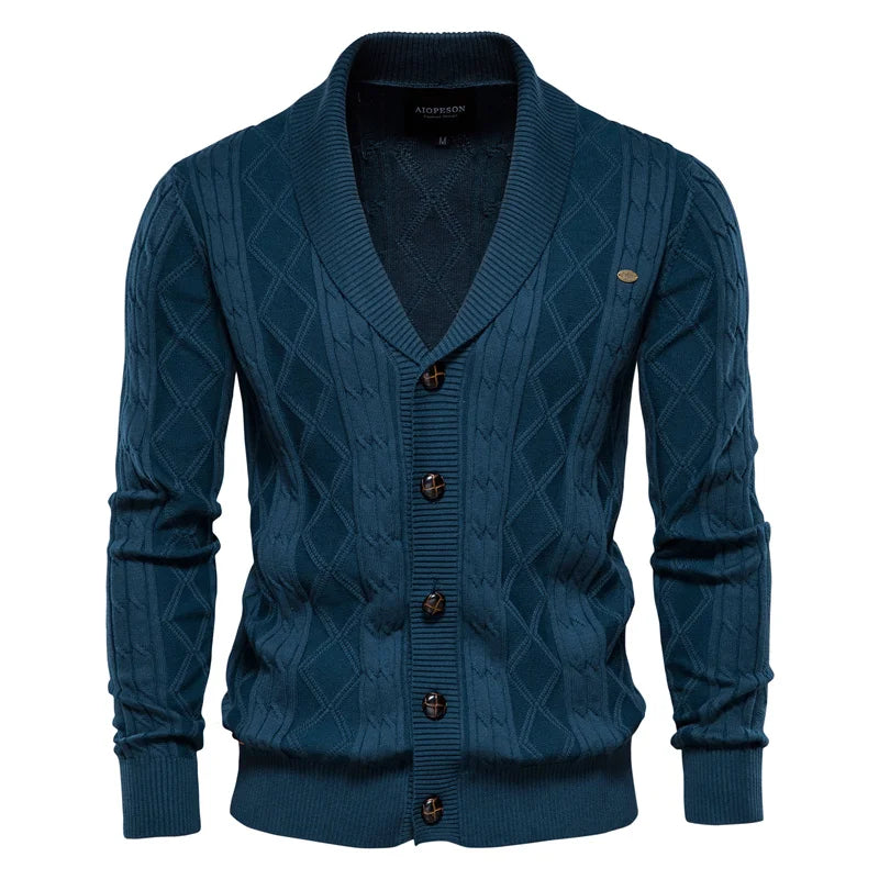 Cárdigan Elegante para Hombre con Cierre de Botones