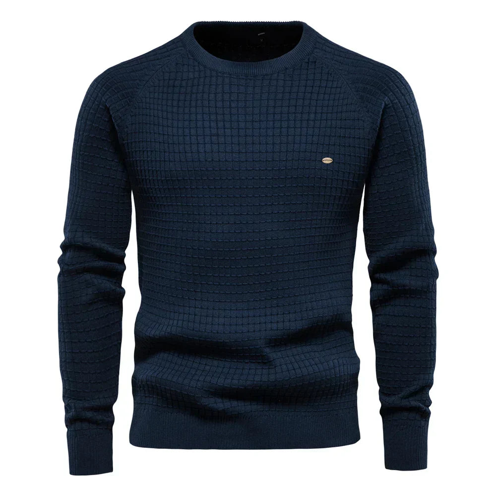Suéter de cuadros para hombre
