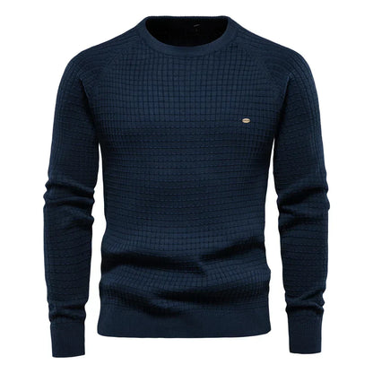 Suéter de cuadros para hombre