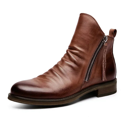 Gordon – Botines Chelsea de Cuero con Elegancia Clásica