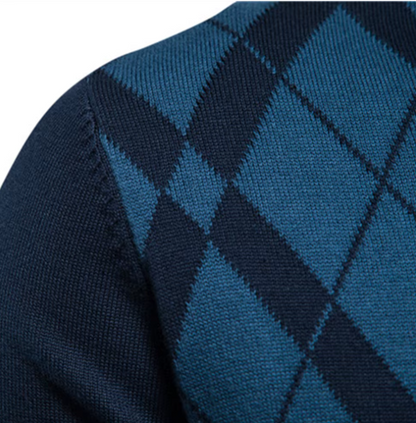Suéter Elegante para Hombre con Media Cremallera