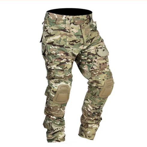 Pantalón cargo reforzado para hombre con protecciones removibles en las rodillas