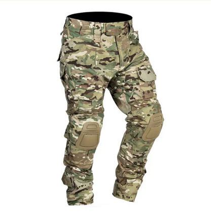 Pantalón cargo reforzado para hombre con protecciones removibles en las rodillas