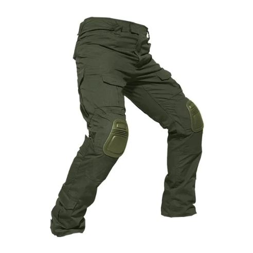Pantalón cargo reforzado para hombre con protecciones removibles en las rodillas