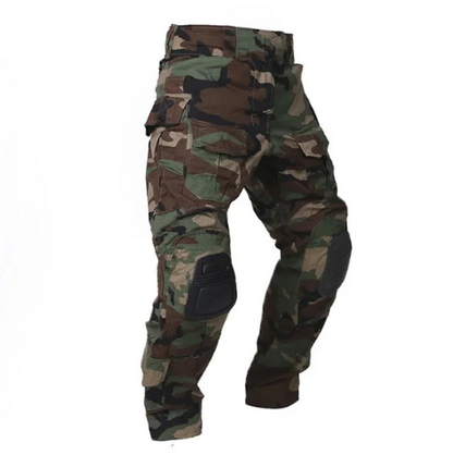 Pantalón cargo reforzado para hombre con protecciones removibles en las rodillas