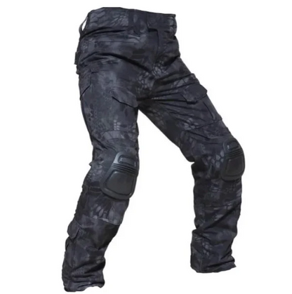 Pantalón cargo reforzado para hombre con protecciones removibles en las rodillas