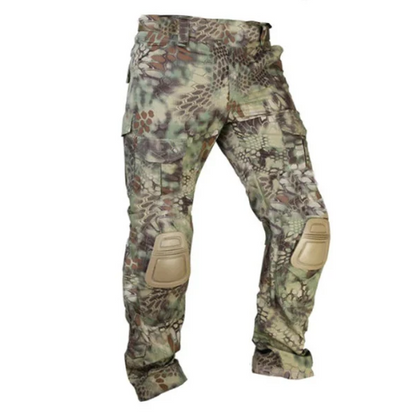 Pantalón cargo reforzado para hombre con protecciones removibles en las rodillas