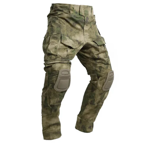 Pantalón cargo reforzado para hombre con protecciones removibles en las rodillas