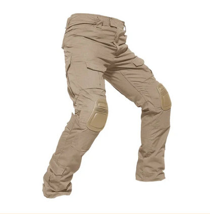 Pantalón cargo reforzado para hombre con protecciones removibles en las rodillas