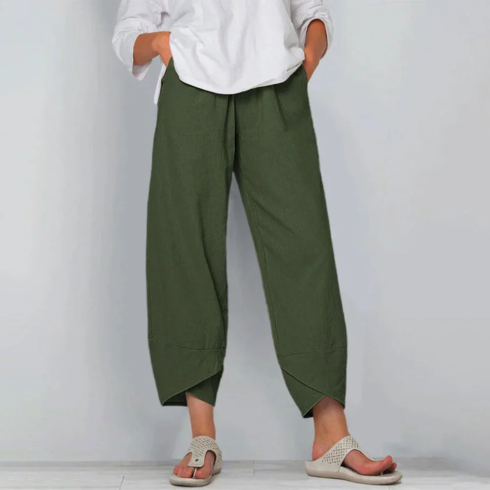 Pantalones Harem Vintage Elegantes