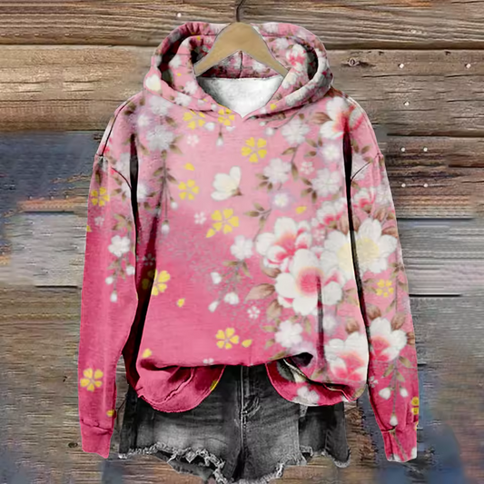 Sudadera con Capucha Clara para un Fin de Semana Estiloso