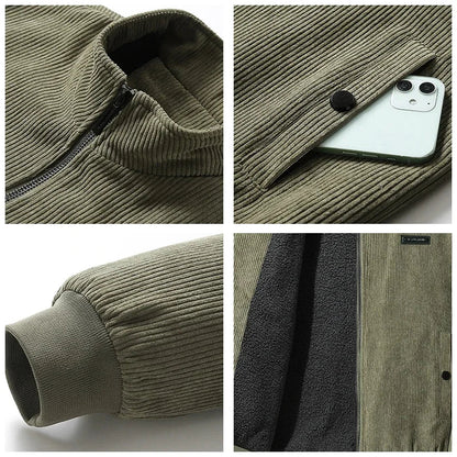 Udo | chaqueta de pana con forro de forro polar