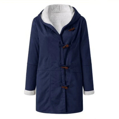 Daphne – Abrigo de Invierno con Capucha de Forro Polar Vintage para Mujeres