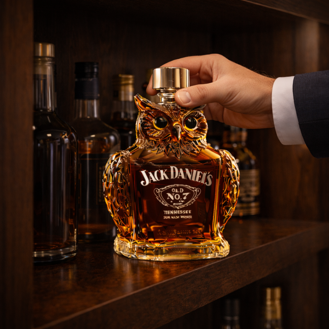 Botellas de whisky — Edición Búhos