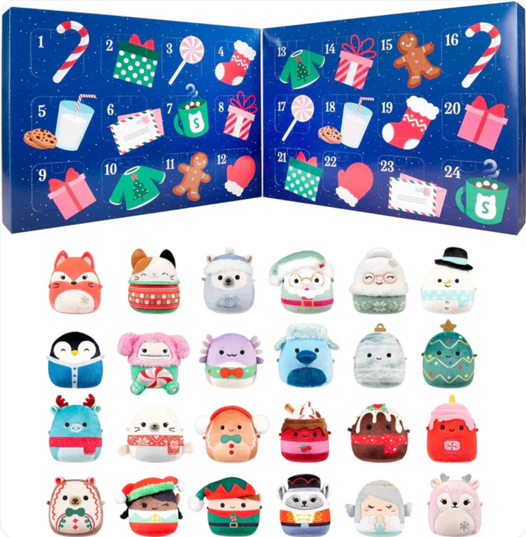 Calendario de Adviento Micromallow de Squishmallows