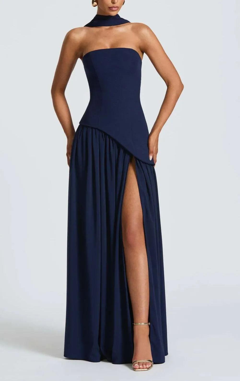 Maxi Vestido Maliyah - Laca de Cereza
