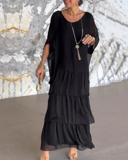 Lara – Elegante vestido largo y vaporoso