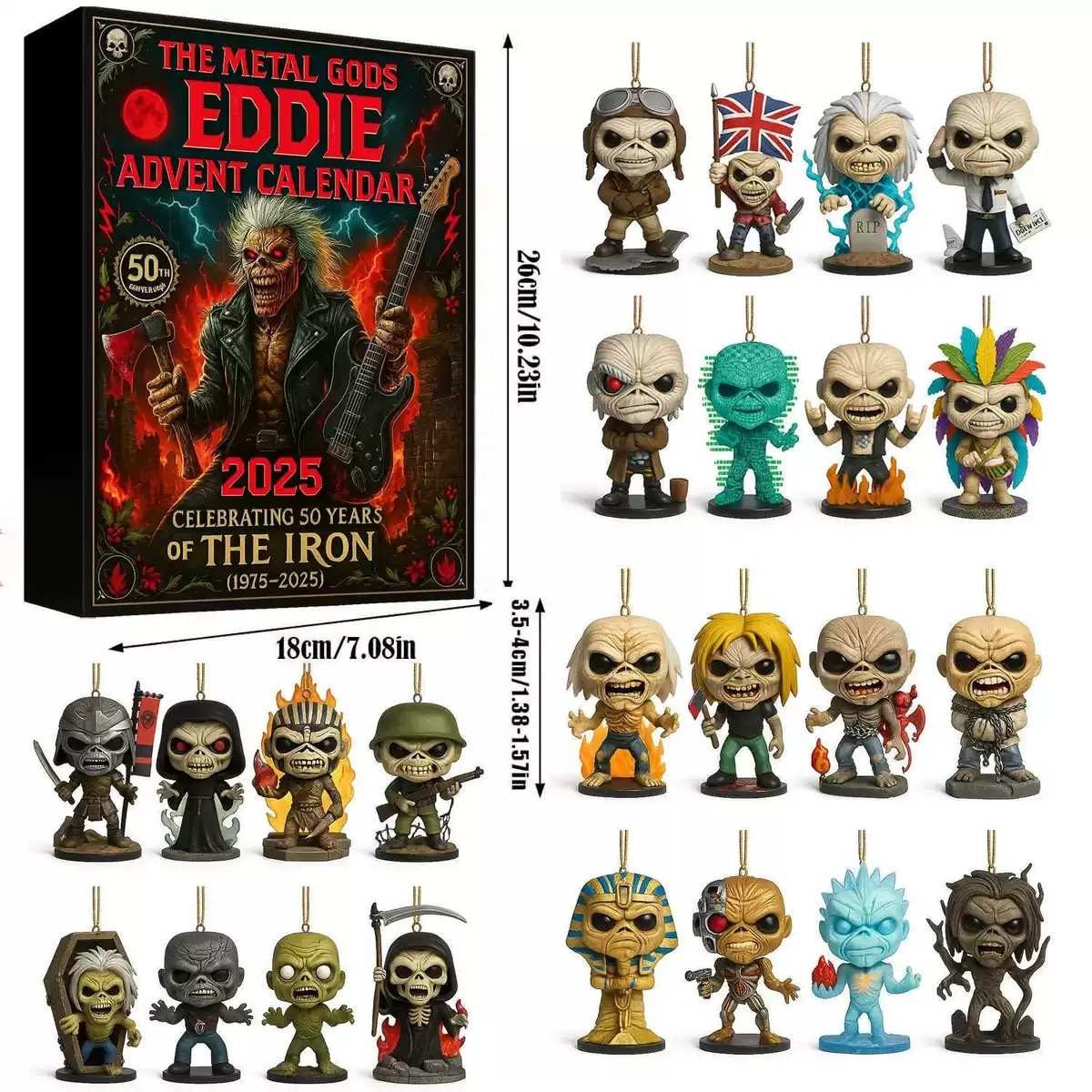 El Calendario del Metal - con Eddie de Iron Maiden