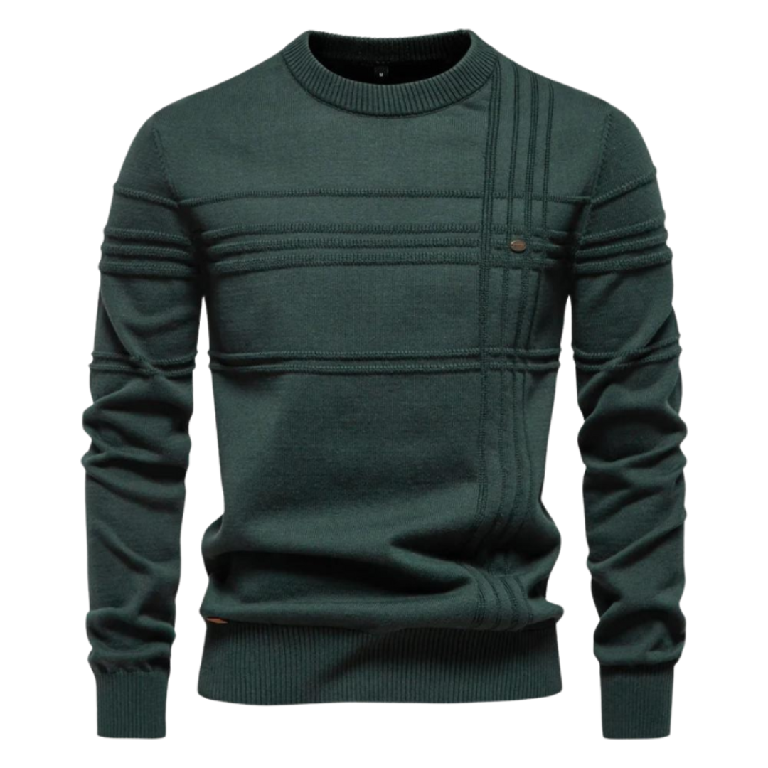 Suéter Elegante para Hombre con Diseño de Cuadros