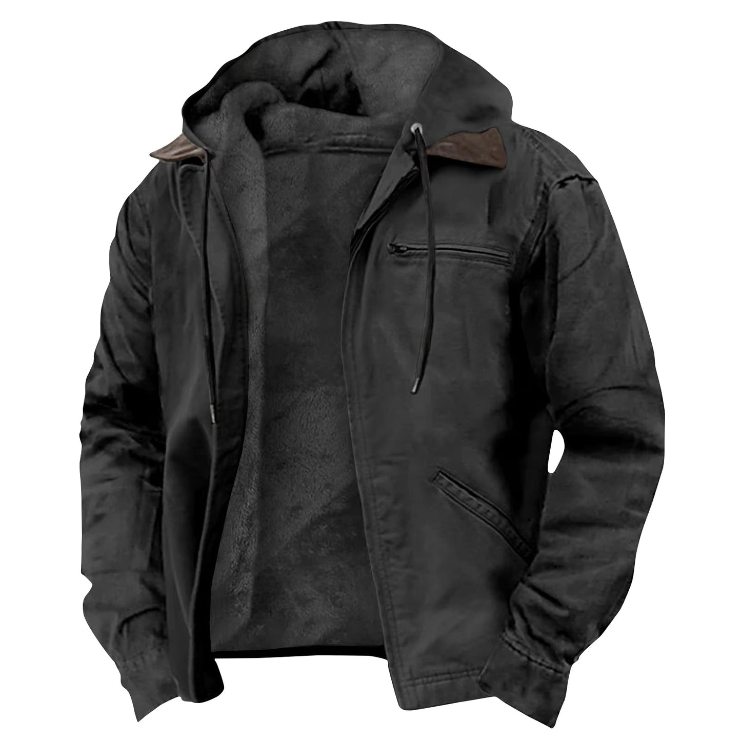 Nate | Chaqueta con Capucha y Cremallera