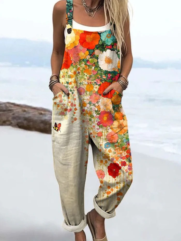 Pantalones con Tirantes Bloomfield Flora