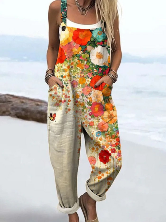 Pantalones con Tirantes Bloomfield Flora
