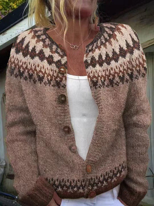Chaqueta de Punto Vintage Islandesa Antonia