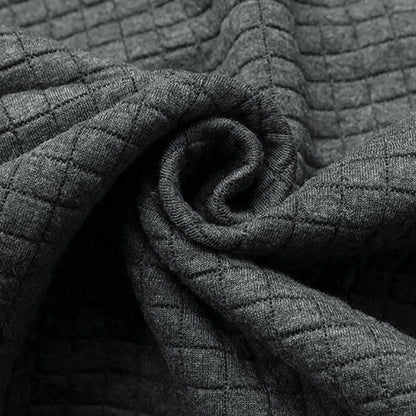 Sudadera acolchada con capucha para hombre, estilo waffle, ideal para deportes al aire libre