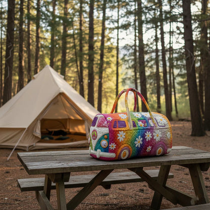 Luna – Bolsa de Viaje Acolchada con Diseño Artesanal