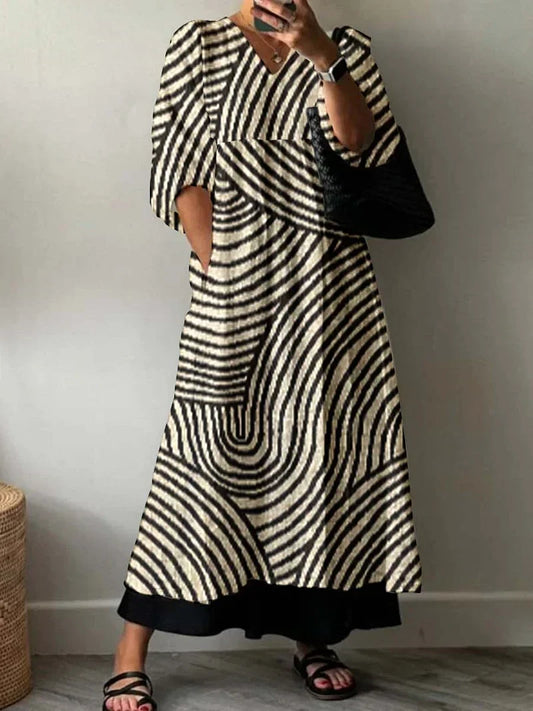 Karoline Vestido Estampado - Elegancia y Estilo