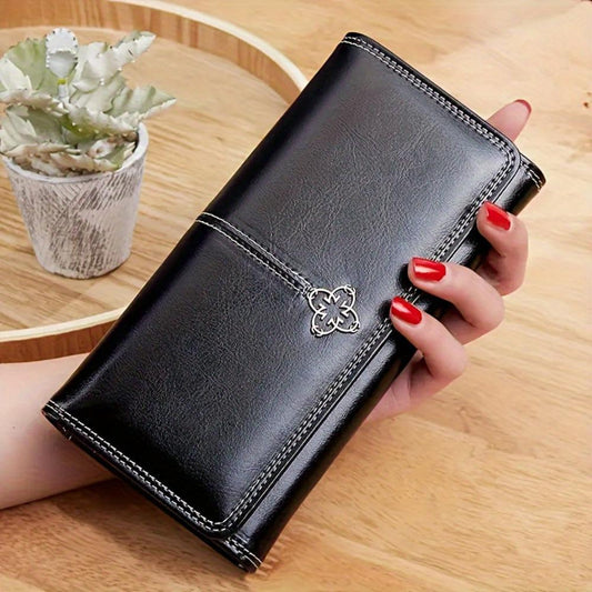 Moderna y Elegante Cartera Bifold de Eva