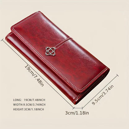 Moderna y Elegante Cartera Bifold de Eva