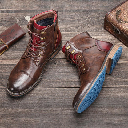 Julián – Botas Oxford de Cuero con Elegancia Atemporal
