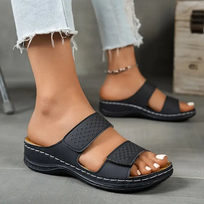 Sandalias ortopédicas diarias para mujer, transpirables y vacías