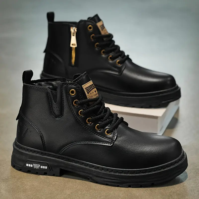 Ambrose – Botas de Cuero Casual con Elegancia Urbana