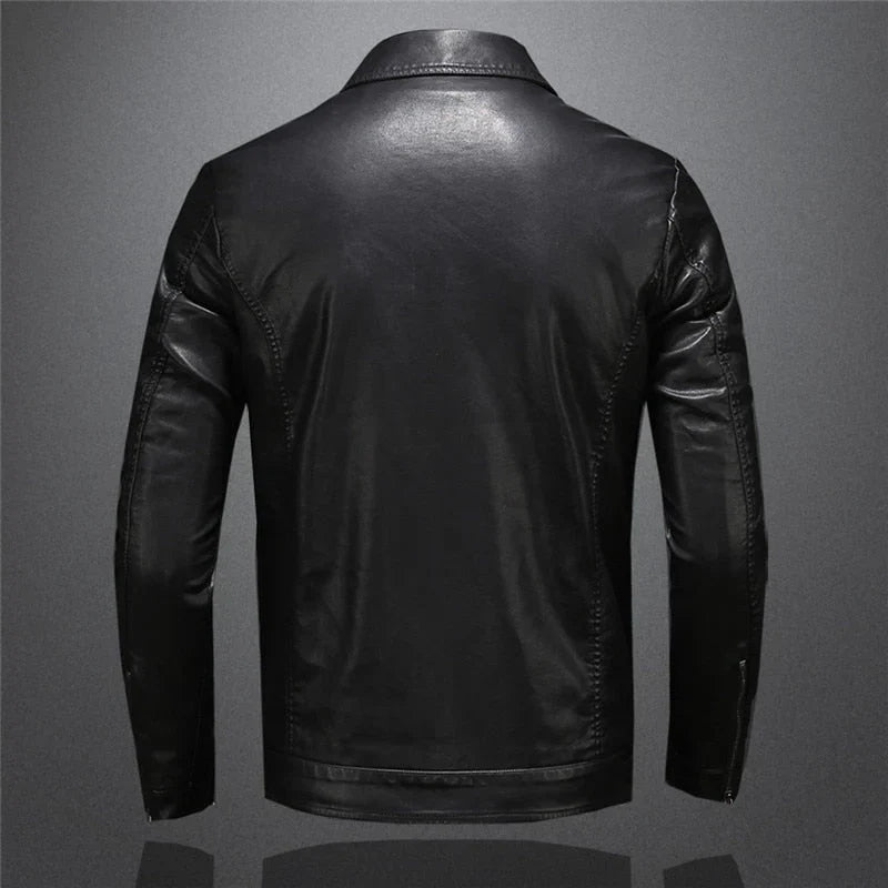 Alessandro – Chaqueta de cuero vegano con elegancia moderna