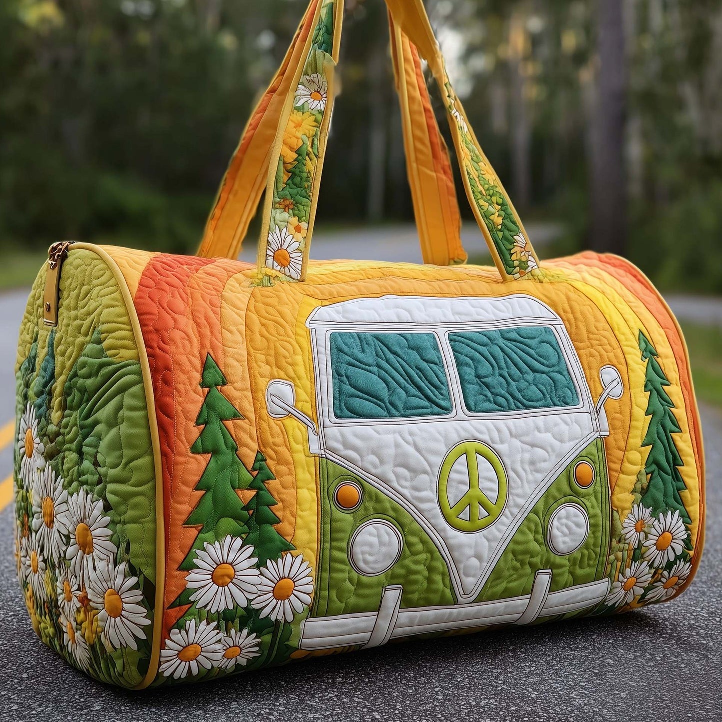 Luna – Bolsa de Viaje Acolchada con Diseño Artesanal