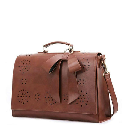 Mochila de Hombro Bernadette con Lazos Elegantes