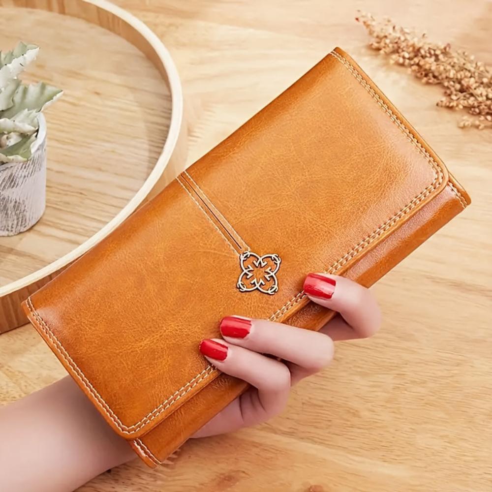 Moderna y Elegante Cartera Bifold de Eva