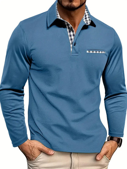 Ethan – Polo de Manga Larga con Estilo Moderno y Elegancia Atemporal