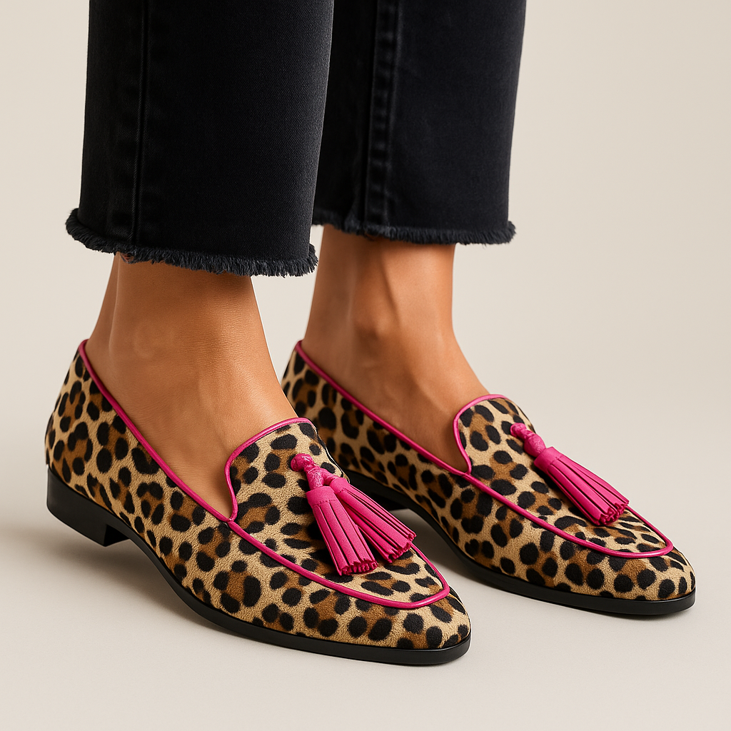 Mocasines Lana con Elegantes Borlas