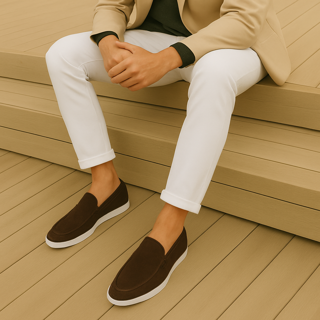 Alejandro Loafers elegantes de gamuza